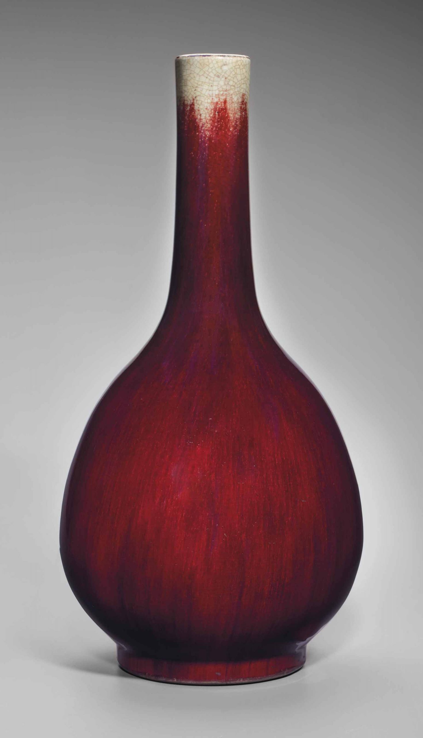 清十八世紀 窯變釉長頸瓶