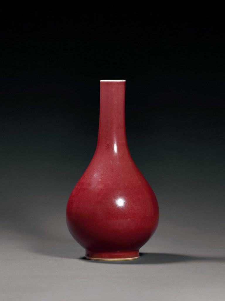 瓷器工艺品 拍卖信息 Lot 622 清乾隆 霁红釉胆瓶