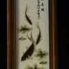 珠山八友 邓碧珊仿品 鱼藻纹 瓷板画朱山八友 邓碧珊 鱼藻纹 瓷板画 合欢春娇