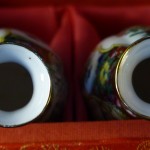 广彩 小观音瓶 （一对）