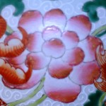 清 乾隆 矾红五彩云龙纹百花不落地将军罐 （对）