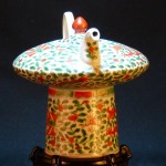 明万历 五彩穿花龙凤纹高足执壶 - Image 4