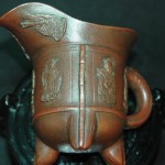 紫砂 陈鸣远仿爵杯八仙人物壶 - Image 4