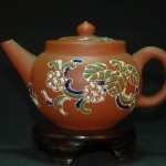 紫砂 花釉小壶 - Image 3
