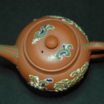 紫砂 花釉小壶 - Image 2