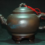 紫砂 蔡锡坤竹节壶 - Image 2