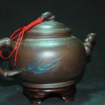 紫砂 蔡锡坤竹节壶 - Image 4