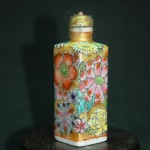鼻烟壶 清 雍正 粉彩花卉纹 - Image 8