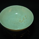 元  青釉钧窑开片天蓝釉高足 碗 - Image 3
