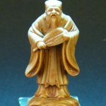 黄玉 雕老子立像