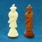 象牙雕 国际象棋子 - Image 2