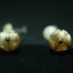 象牙 玉兰耳坠 - Image 3