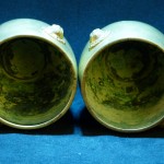 大明宣德 狮耳铜香炉 筒式炉（对） - Image 5