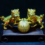 金缧丝宝珠双狮滚秀球 - Image 4