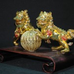 金缧丝宝珠双狮滚秀球 - Image 7