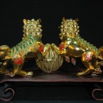 金缧丝宝珠双狮滚秀球 - Image 6