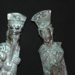 錾银皇帝皇后摆件 - Image 9