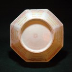 清 粉彩松石绿釉八卦图八棱贡碗 - Image 8