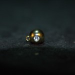 镶钻金球项坠 - Image 2