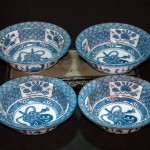 “蓝之味” 款青花海水牡丹纹碗（4） - Image 6