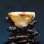 松山荡舟青白玉爵杯 - Image 22