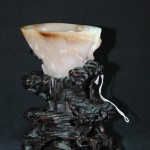 松山荡舟青白玉爵杯 - Image 48