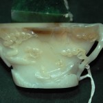 松山荡舟青白玉爵杯 - Image 30