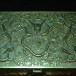 錾云龙纹铜盒 - Image 7