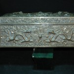 錾云龙纹铜盒 - Image 4