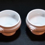 清 北京奶白琉璃双狮耳香炉簋式炉铺首耳炉 - Image 6