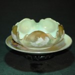 欧洲德国玉兰纹瓷洗 日本玫瑰纹瓷碟 - Image 6