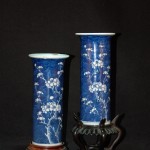 清 康熙 双圈款冰梅桶瓶 - Image 2
