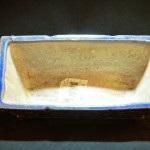 篮釉缠枝莲长方水仙盆 - Image 7