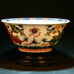 大明嘉靖款 云龙纹五彩大碗 - Image 21