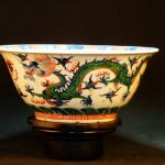 大明嘉靖款 云龙纹五彩大碗 - Image 17