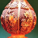 晚清民国 剔红剔漆花瓶 - Image 9