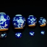 康熙 青花冰梅姜罐 （组） - Image 3