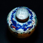 大明成化 五彩斗彩人物纹姜罐 - Image 13