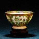 广彩 开光花鸟纹小杯 - Image 6