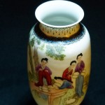 民国 大清乾隆款 粉彩四美图蛋壳瓷瓶 - Image 7