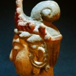 北魏北齐 彩绘木雕佛头 - Image 13