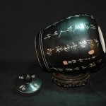 黑釉诗文冬瓜罐 - Image 8