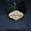明 镶宝 翡翠 金饰胸针