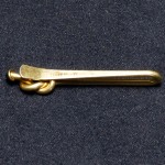 镶蓝宝石金领带夹 - Image 18