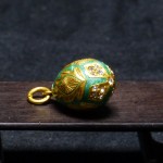镶钻珐琅彩蛋形项坠 - Image 12