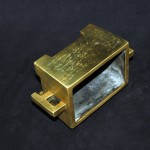 大明宣德年制 双耳方形"马槽"铜炉 - Image 30