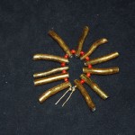 珊瑚漆金头饰 - Image 10