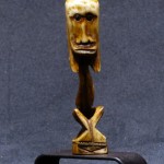 前哥伦布时期Pre Columbian Art 骨雕神像摆件 - Image 2
