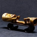 前哥伦布时期Pre Columbian Art 骨雕神像摆件 - Image 3