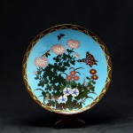 景泰蓝花卉纹大盘 - Image 3